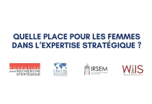 Jean Belin's participation in the conference «What place for women in strategic expertise? organised by IRSEM, IRIS, FRS and WIIS France (École militaire, Paris, 16 March 2023)