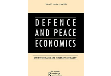 Redéfinir l’industrie de défense : publication d’un article de la Chaire dans Defence and Peace Economics